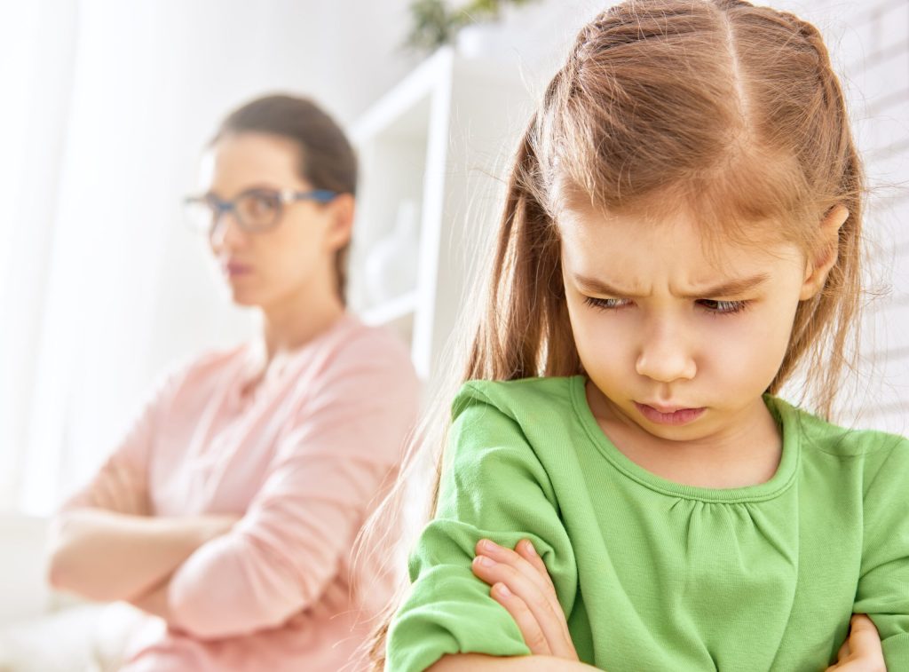 Anger Management Strategies for Children: How to Deescalate Your Angry Child 8 Anger management for children, angry girl with mother in background